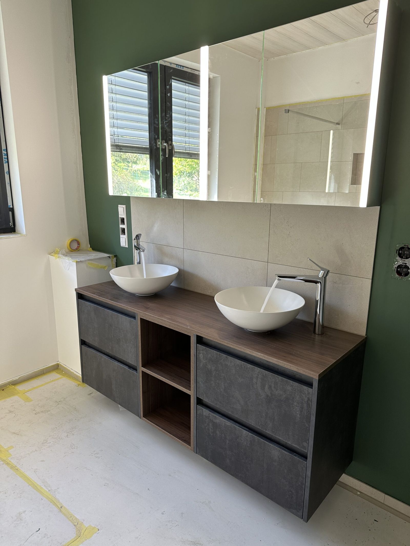 Réseaux de tuyauterie dans une construction neuve